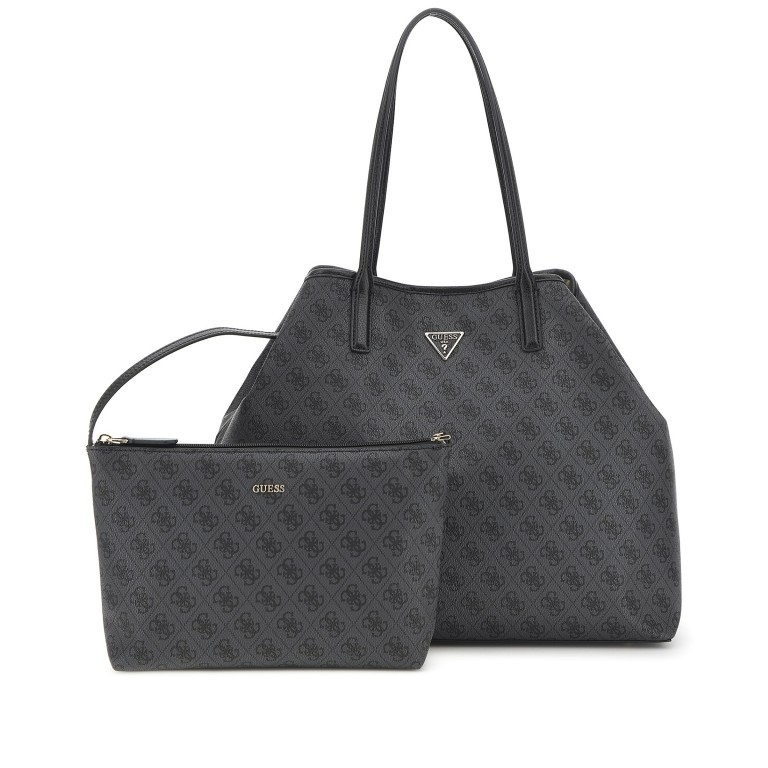 Shopper Eco Victtoria 4G-Logo mit herausnehmbarer Tasche Coal, Farbe: anthrazit, Marke: Guess, EAN: 0190231884330, Abmessungen in cm: 42x35x20, Bild 1 von 8