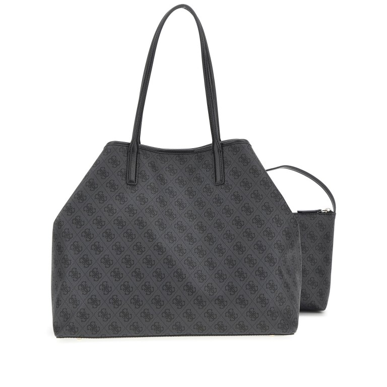 Shopper Eco Victtoria 4G-Logo mit herausnehmbarer Tasche Coal, Farbe: anthrazit, Marke: Guess, EAN: 0190231884330, Abmessungen in cm: 42x35x20, Bild 3 von 8