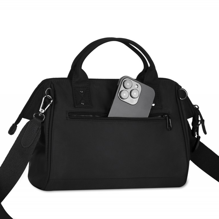 Umhängetasche Crossbody Cambridge mit austauschbarer Fronttasche Schwarz, Farbe: schwarz, Marke: Cabaia, EAN: 3667022013936, Abmessungen in cm: 26x20x11, Bild 2 von 8