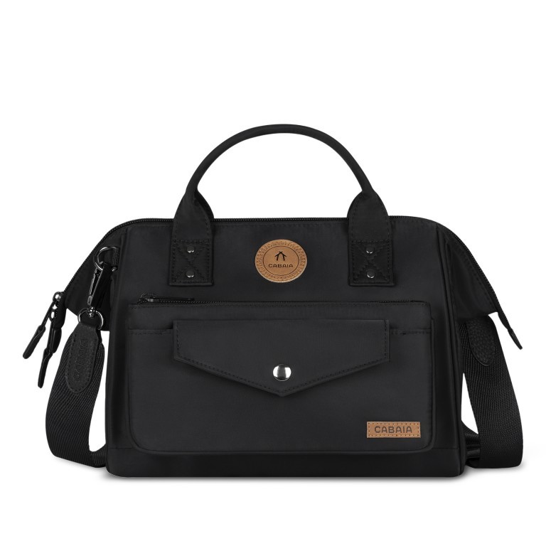 Umhängetasche Crossbody Cambridge mit austauschbarer Fronttasche Schwarz, Farbe: schwarz, Marke: Cabaia, EAN: 3667022013936, Abmessungen in cm: 26x20x11, Bild 1 von 8