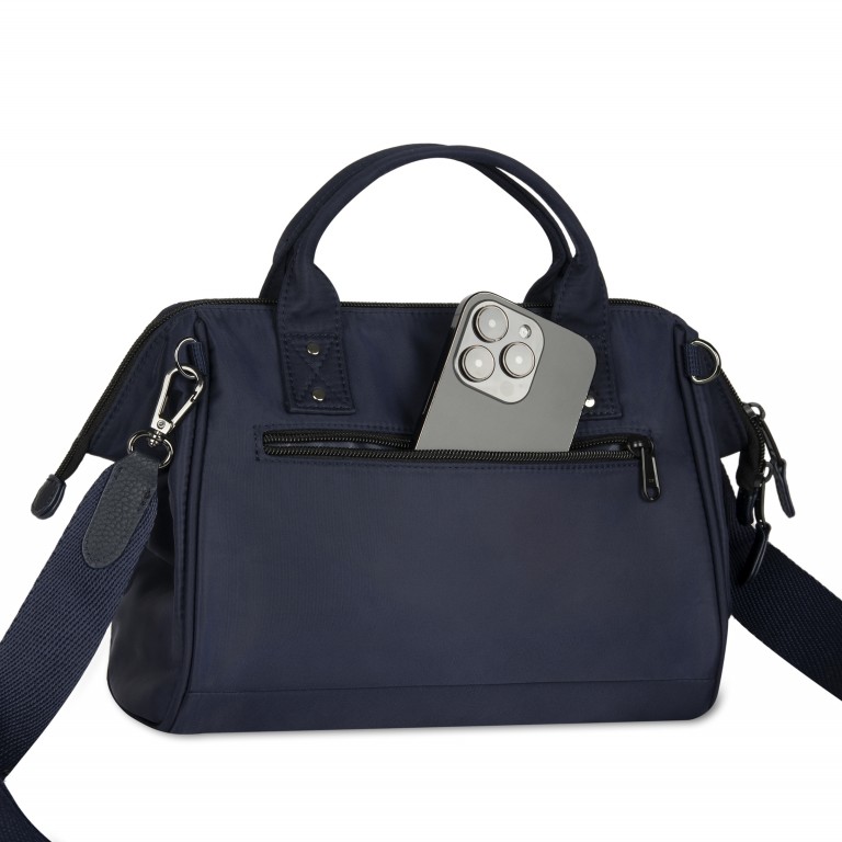Umhängetasche Crossbody Nara mit austauschbarer Fronttasche Dunkelblau, Farbe: blau/petrol, Marke: Cabaia, EAN: 3667022013943, Abmessungen in cm: 26x20x11, Bild 2 von 8