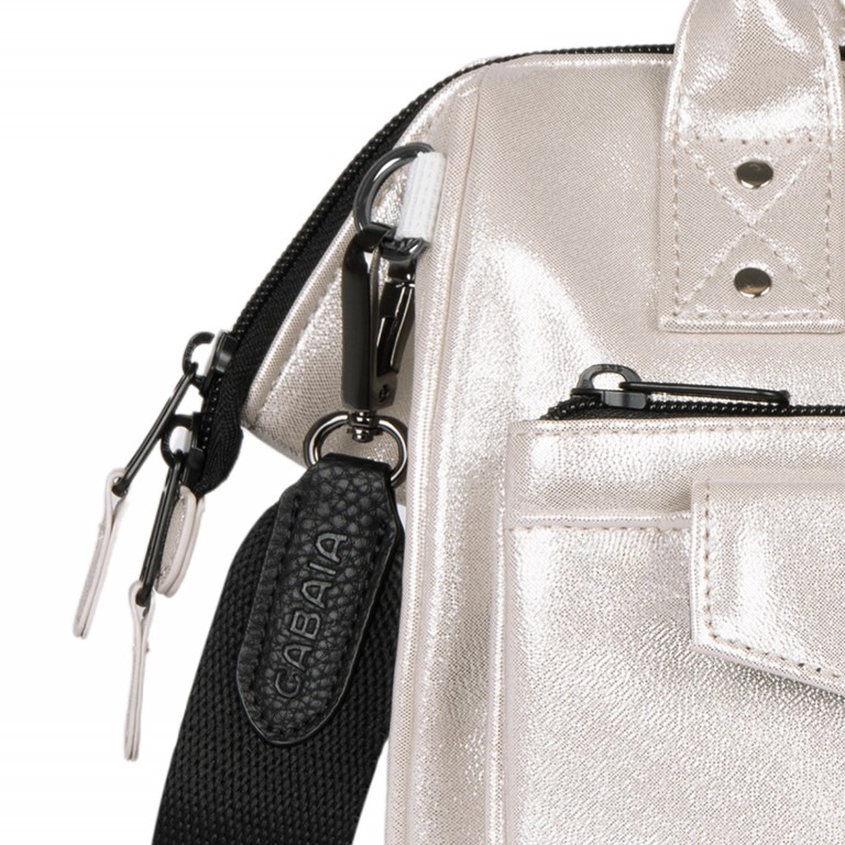 Umhängetasche Crossbody Honolulu mit austauschbarer Fronttasche Beige, Farbe: beige, Marke: Cabaia, EAN: 3667022013752, Abmessungen in cm: 26x20x11, Bild 8 von 8