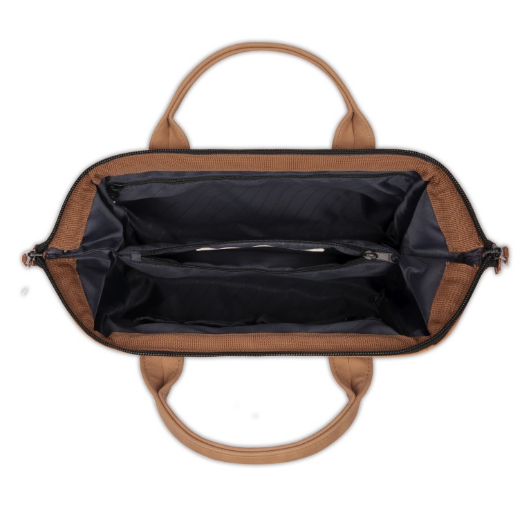 Umhängetasche Crossbody Moscow mit austauschbarer Fronttasche Cognac, Farbe: cognac, Marke: Cabaia, EAN: 3667022013806, Abmessungen in cm: 26x20x11, Bild 6 von 8