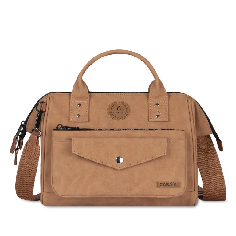 Umhängetasche Crossbody Moscow mit austauschbarer Fronttasche Cognac, Farbe: cognac, Marke: Cabaia, EAN: 3667022013806, Abmessungen in cm: 26x20x11, Bild 1 von 8