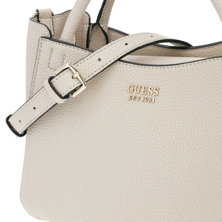 Handtasche Brenton Bone, Farbe: beige, Marke: Guess, EAN: 0190231949978, Abmessungen in cm: 28x21.5x10, Bild 8 von 8