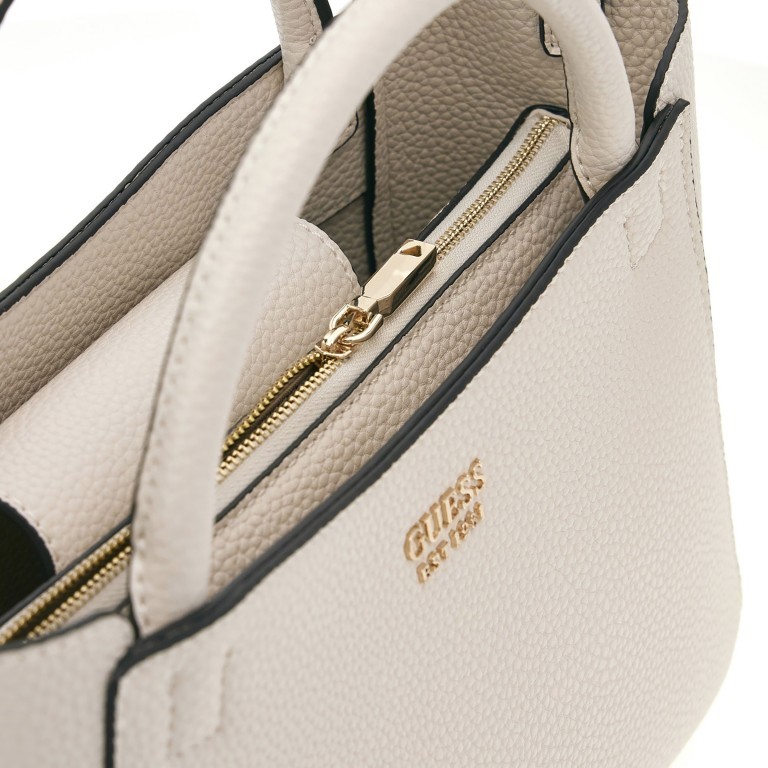 Handtasche Brenton Bone, Farbe: beige, Marke: Guess, EAN: 0190231949978, Abmessungen in cm: 28x21.5x10, Bild 7 von 8