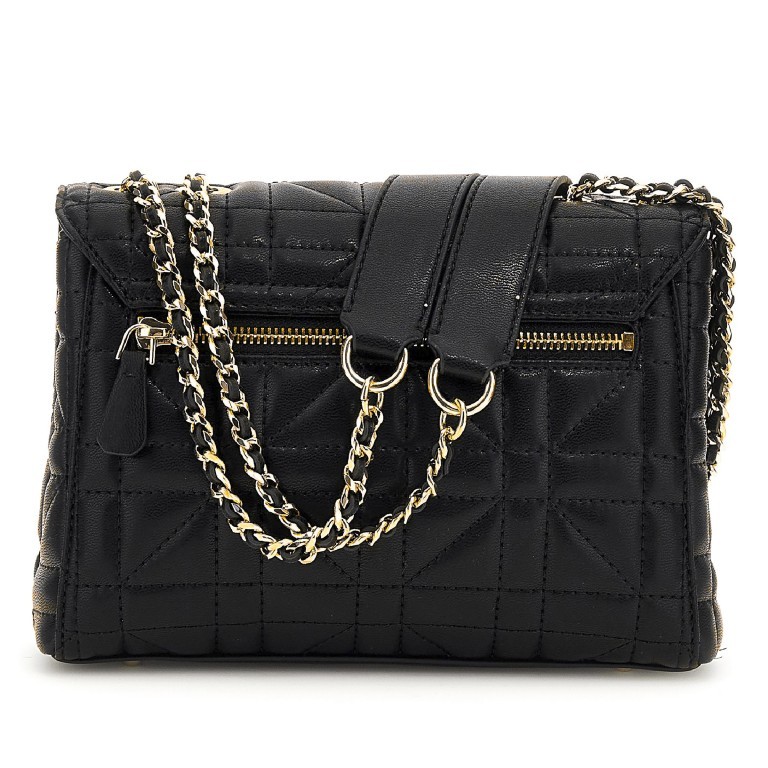 Umhängetasche Edita Black, Farbe: schwarz, Marke: Guess, EAN: 0190231936275, Abmessungen in cm: 24x17x7, Bild 3 von 8