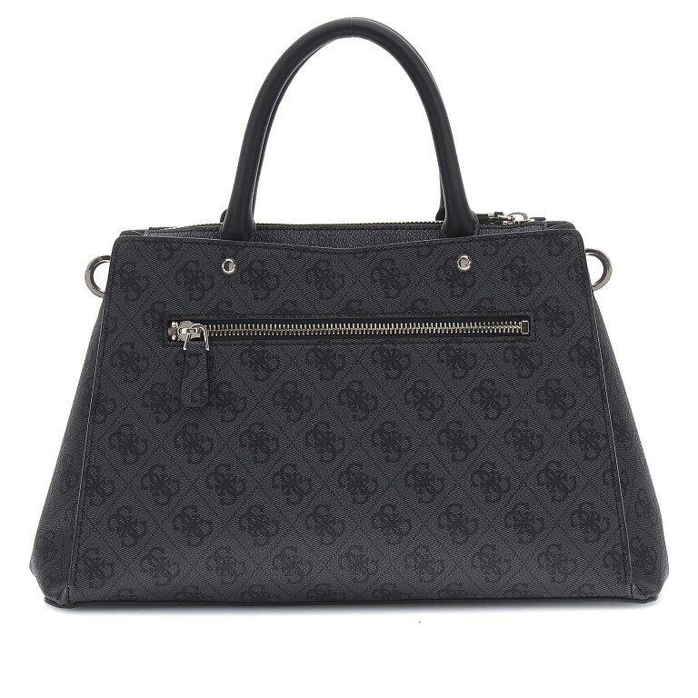 Handtasche Zamira 4G-Logo Coal, Farbe: anthrazit, Marke: Guess, EAN: 0190231931980, Abmessungen in cm: 34x22x11.5, Bild 3 von 7