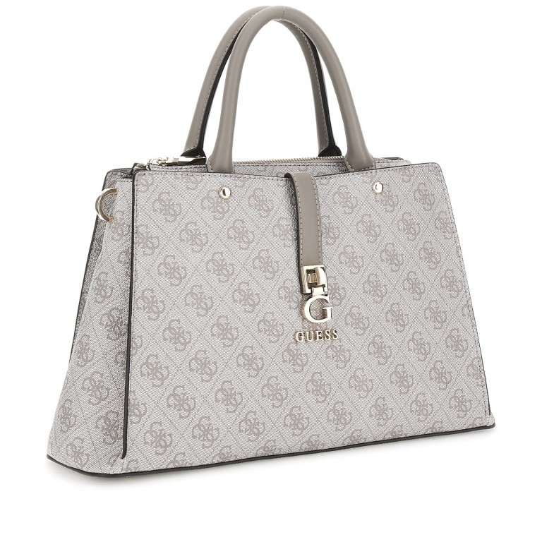 Handtasche Zamira 4G-Logo Dark Taupe, Farbe: taupe/khaki, Marke: Guess, EAN: 0190231931997, Abmessungen in cm: 34x22x11.5, Bild 2 von 7