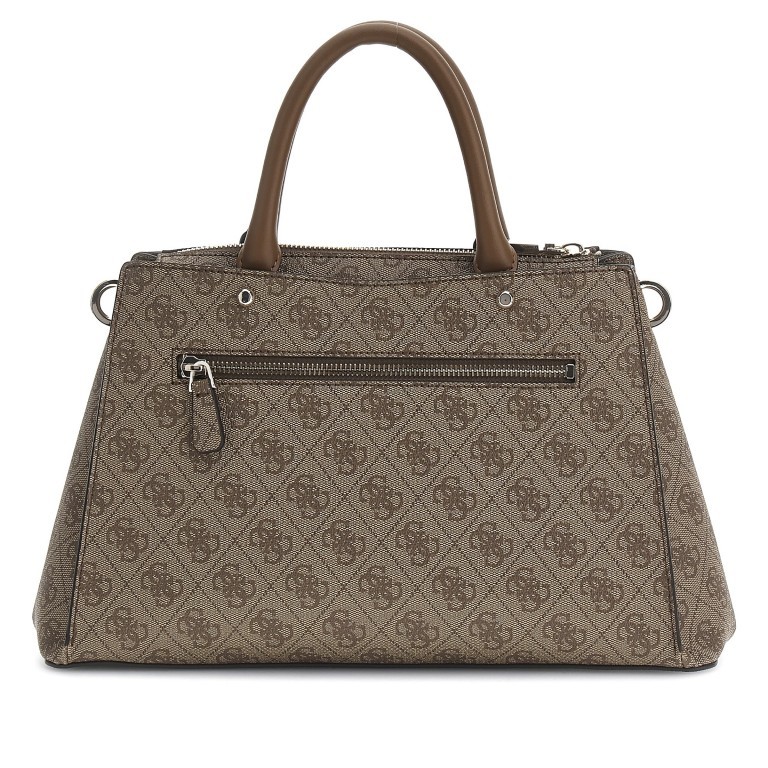 Handtasche Zamira 4G-Logo Latte, Farbe: cognac, Marke: Guess, EAN: 0190231932000, Abmessungen in cm: 34x22x11.5, Bild 3 von 7