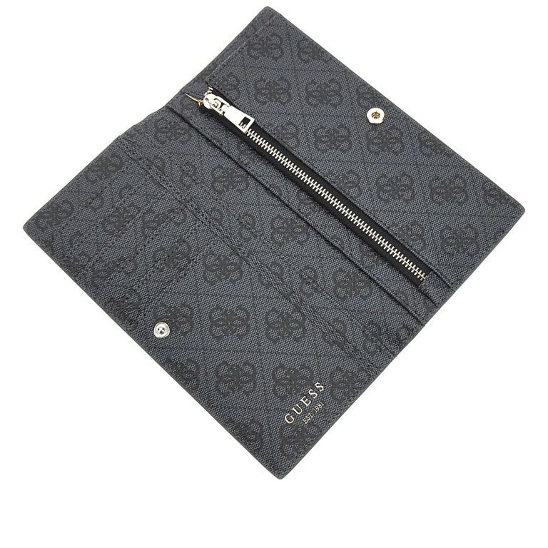 Geldbörse Zamira Coal Multi, Farbe: anthrazit, Marke: Guess, EAN: 7620837297744, Abmessungen in cm: 19x9x1.5, Bild 3 von 3