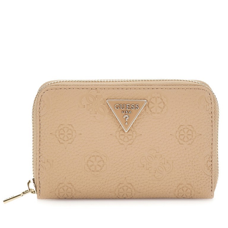 Geldbörse Cresidia 4G-Logo Peony Beige, Farbe: beige, Marke: Guess, EAN: 0190231932642, Abmessungen in cm: 14x9.5x2.5, Bild 1 von 3