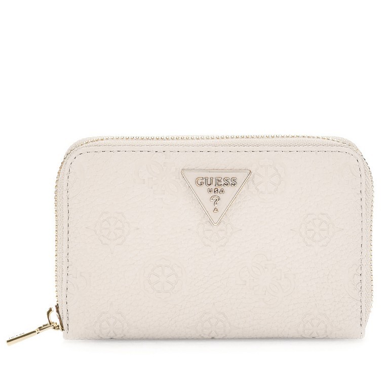Geldbörse Cresidia 4G-Logo Peony Off White, Farbe: beige, Marke: Guess, EAN: 0190231932659, Abmessungen in cm: 14x9.5x2.5, Bild 1 von 3