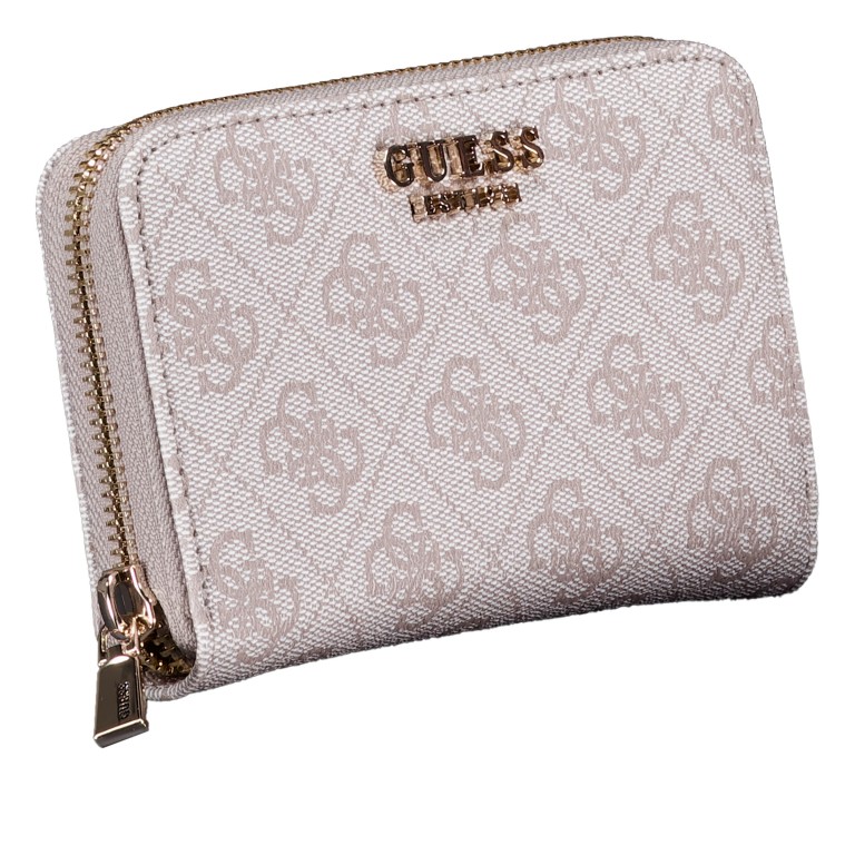 Geldbörse Zamira 4G-Logo Dark Taupe, Farbe: taupe/khaki, Marke: Guess, EAN: 0190231932079, Abmessungen in cm: 14x9x2.3, Bild 2 von 4