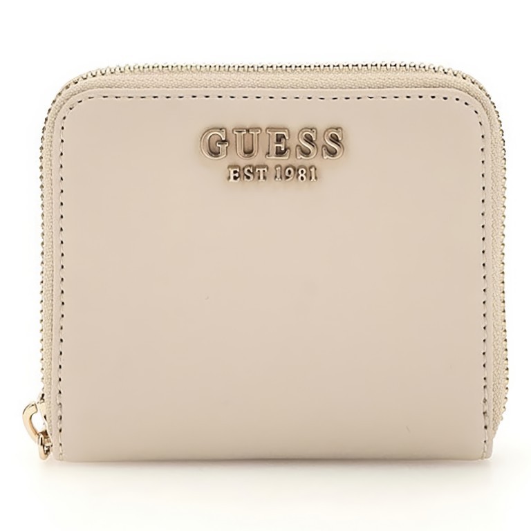 Geldbörse Laurel Bone, Farbe: beige, Marke: Guess, EAN: 0190231905554, Abmessungen in cm: 11.3x9.5x2.5, Bild 1 von 4