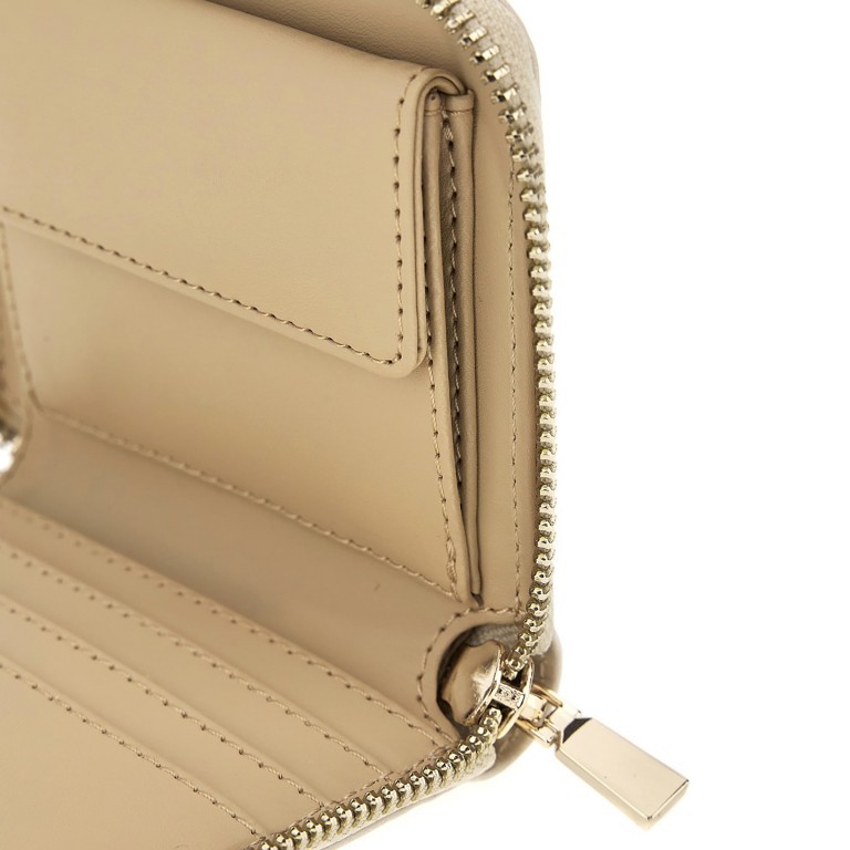 Geldbörse Laurel Bone, Farbe: beige, Marke: Guess, EAN: 0190231905554, Abmessungen in cm: 11.3x9.5x2.5, Bild 4 von 4