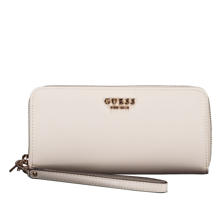 Geldbörse Laurel Bone, Farbe: beige, Marke: Guess, EAN: 0190231905615, Abmessungen in cm: 20.5x10.2x3, Bild 1 von 5