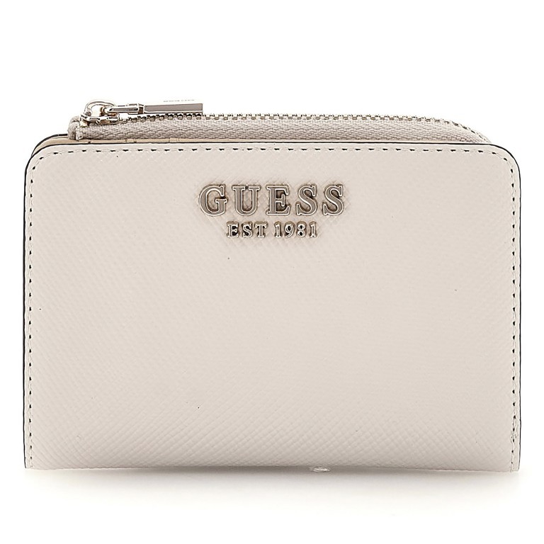 Geldbörse Laurel Bone, Farbe: beige, Marke: Guess, EAN: 0190231905837, Abmessungen in cm: 12.2x8.5x2.2, Bild 1 von 3