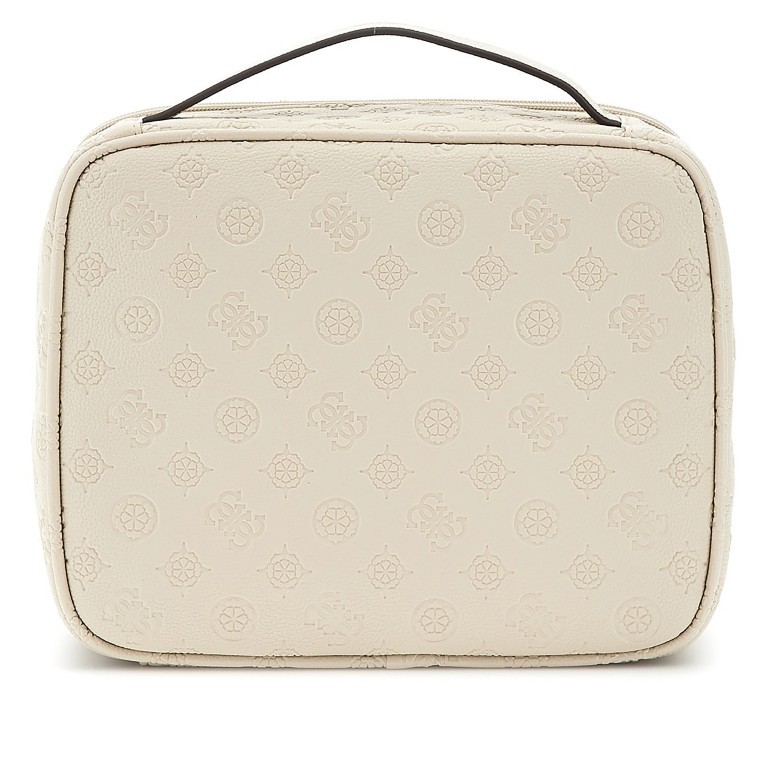 Kulturbeutel Wilder Travel 4G-Logo Peony Bone, Farbe: beige, Marke: Guess, EAN: 0190231934004, Abmessungen in cm: 26.5x22.5x9.5, Bild 2 von 5