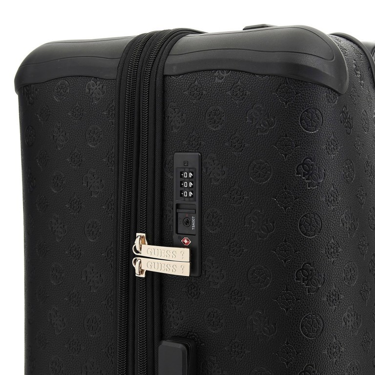 Koffer Wilder Travel 4G-Logo Peony Größe 77 cm Black, Farbe: schwarz, Marke: Guess, EAN: 0190231926207, Abmessungen in cm: 46x77x3, Bild 10 von 11
