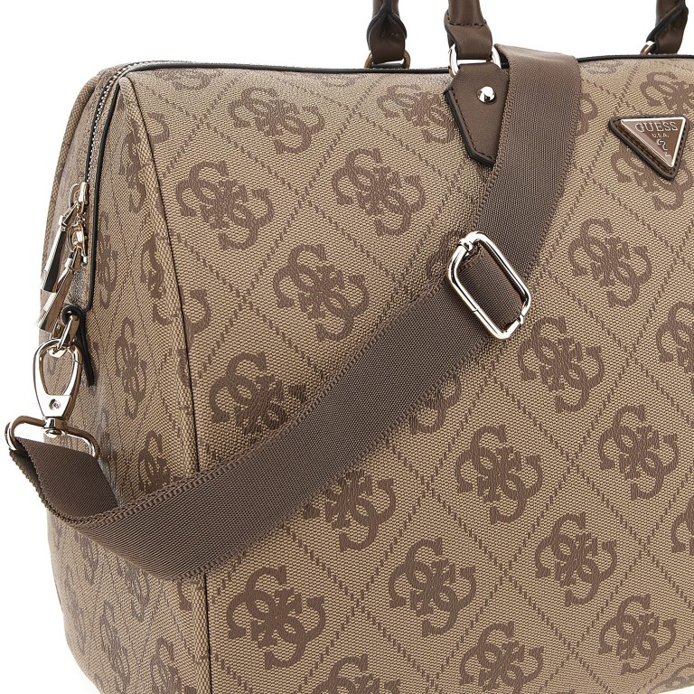 Reisetasche Berta 4G-Logo Größe 50 cm Latte Brown, Farbe: cognac, Marke: Guess, EAN: 0190231947639, Abmessungen in cm: 50x31x26, Bild 6 von 6