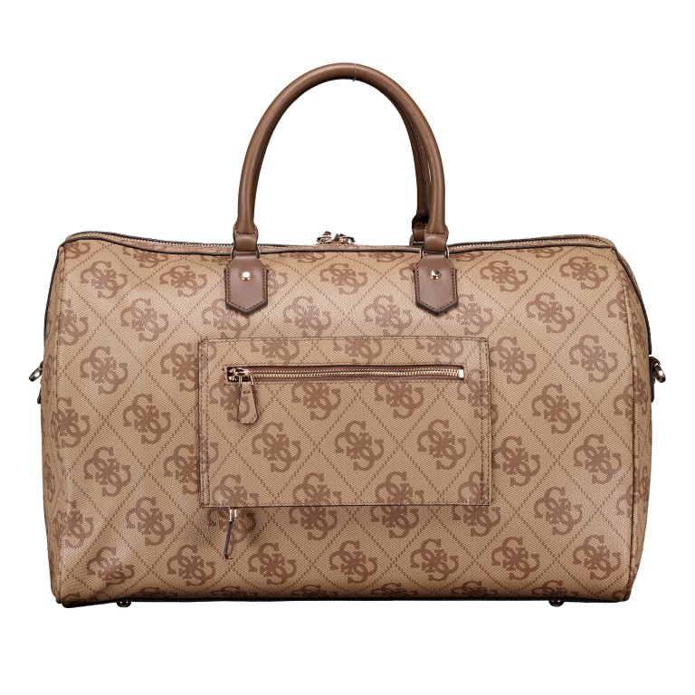 Reisetasche Berta 4G-Logo Größe 50 cm Latte Brown, Farbe: cognac, Marke: Guess, EAN: 0190231947639, Abmessungen in cm: 50x31x26, Bild 3 von 6