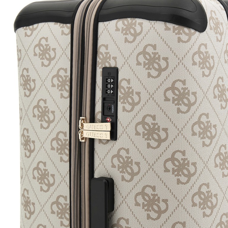 Koffer Berta 4G-Logo Größe 77 cm Dark Taupe, Farbe: taupe/khaki, Marke: Guess, EAN: 0190231932802, Abmessungen in cm: 46x77x33, Bild 10 von 11