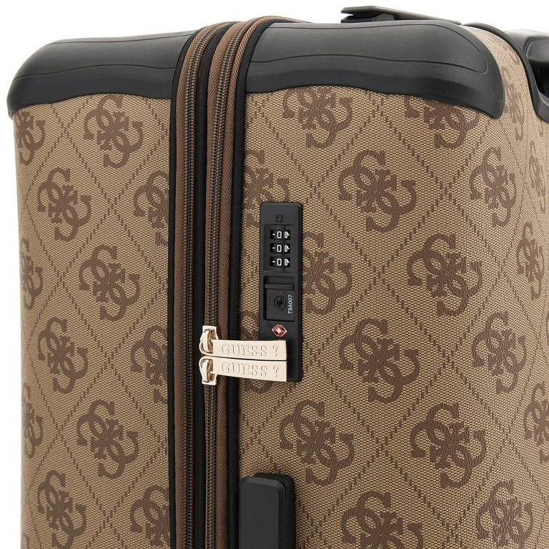 Koffer Berta 4G-Logo Größe 77 cm Camel, Farbe: cognac, Marke: Guess, EAN: 0190231926306, Abmessungen in cm: 46x77x33, Bild 10 von 11