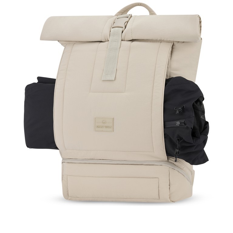 Rucksack Eco Series Kyle erweiterbar Sand, Farbe: beige, Marke: Johnny Urban, EAN: 4260759424298, Abmessungen in cm: 31x45x14, Bild 2 von 17