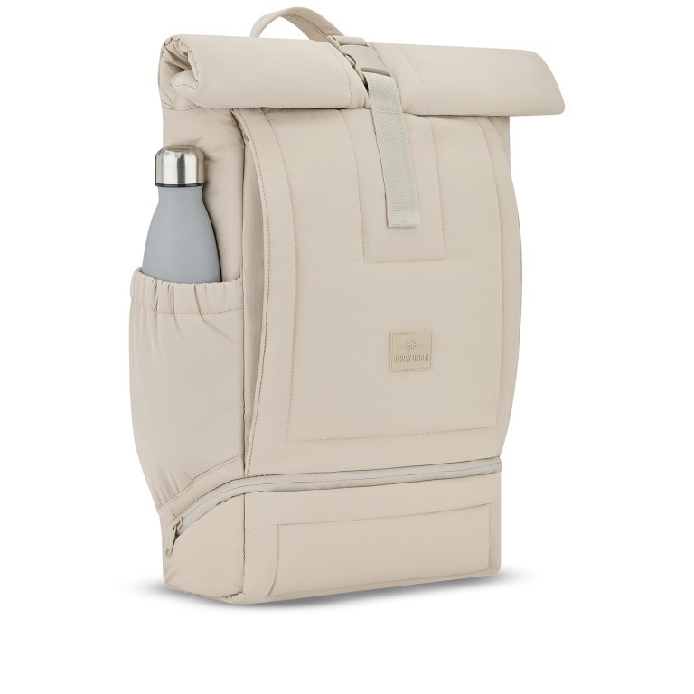 Rucksack Eco Series Kyle erweiterbar Sand, Farbe: beige, Marke: Johnny Urban, EAN: 4260759424298, Abmessungen in cm: 31x45x14, Bild 7 von 17