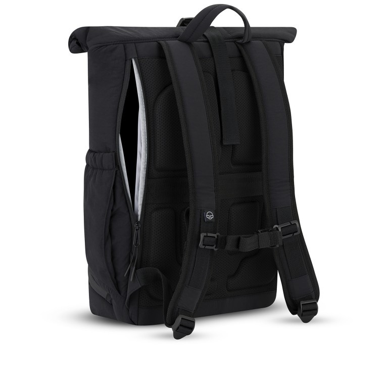 Rucksack Eco Series Kyle erweiterbar Black, Farbe: schwarz, Marke: Johnny Urban, EAN: 4260759424281, Abmessungen in cm: 31x45x14, Bild 4 von 17
