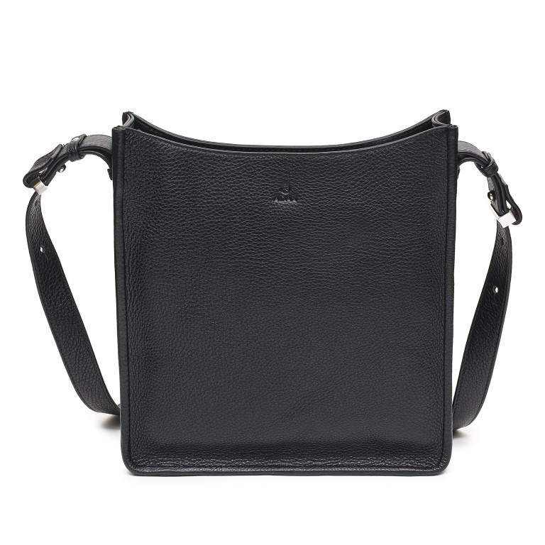 Umhängetasche Cormorano Pia Black, Farbe: schwarz, Marke: Adax, EAN: 5705483268941, Abmessungen in cm: 24.5x27.5x8, Bild 1 von 6