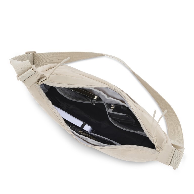 Beuteltasche Halfmoon Bag Kaia Medium Sand, Farbe: beige, Marke: Johnny Urban, EAN: 4260759424236, Abmessungen in cm: 33x24x10, Bild 5 von 10