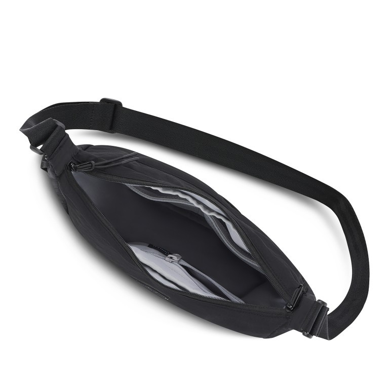 Beuteltasche Halfmoon Bag Kaia Medium Black, Farbe: schwarz, Marke: Johnny Urban, EAN: 4260759424229, Abmessungen in cm: 33x24x10, Bild 4 von 10