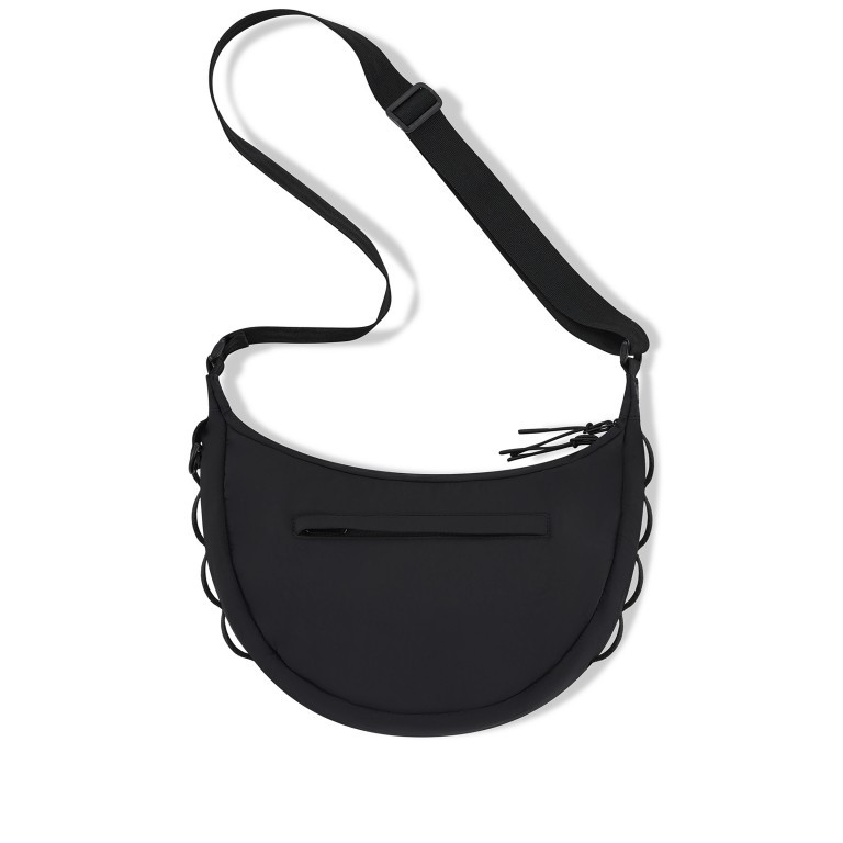 Beuteltasche Halfmoon Bag Kaia Medium Black, Farbe: schwarz, Marke: Johnny Urban, EAN: 4260759424229, Abmessungen in cm: 33x24x10, Bild 2 von 10