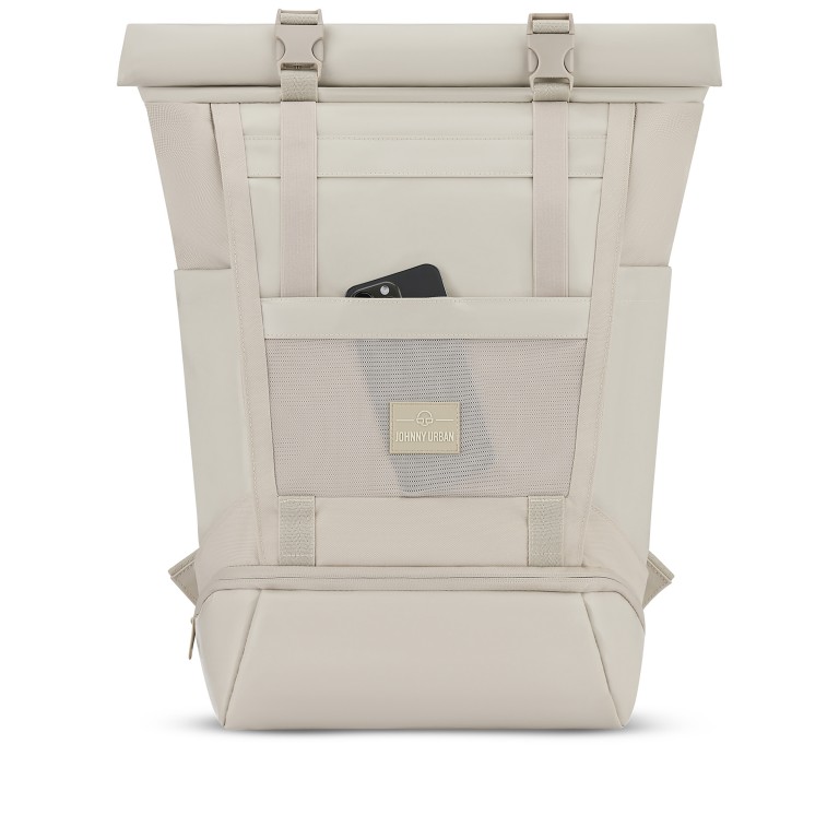 Rucksack Ashton mit Rolltop Sand, Farbe: beige, Marke: Johnny Urban, EAN: 4260759424106, Abmessungen in cm: 30x46x18, Bild 10 von 16