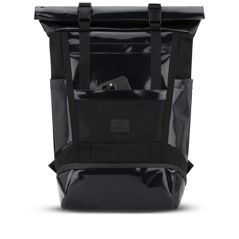 Rucksack Ashton mit Rolltop Black, Farbe: schwarz, Marke: Johnny Urban, EAN: 4260759424090, Abmessungen in cm: 30x46x18, Bild 10 von 16