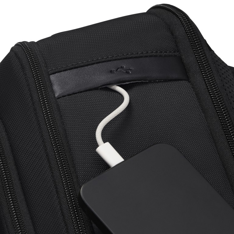 Rucksack Evosight Backpack 15.6 Zoll mit Easy-Pass-System Black, Farbe: schwarz, Marke: Samsonite, EAN: 5400520303769, Abmessungen in cm: 30x43x18, Bild 10 von 12