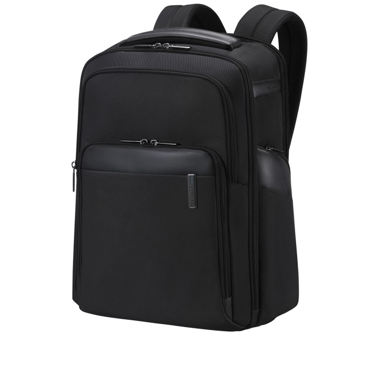 Rucksack Evosight Backpack 15.6 Zoll mit Easy-Pass-System Black, Farbe: schwarz, Marke: Samsonite, EAN: 5400520303769, Abmessungen in cm: 30x43x18, Bild 2 von 12