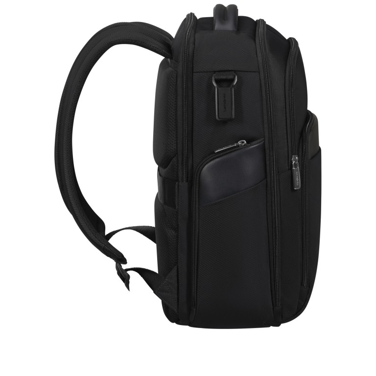 Rucksack Evosight Backpack 15.6 Zoll mit Easy-Pass-System Black, Farbe: schwarz, Marke: Samsonite, EAN: 5400520303769, Abmessungen in cm: 30x43x18, Bild 5 von 12