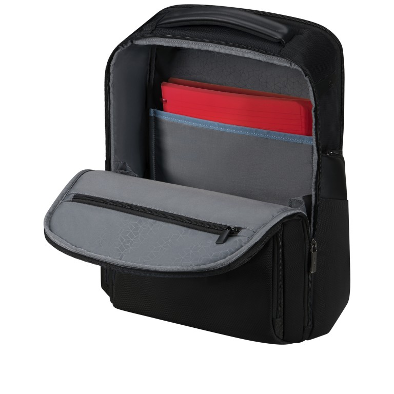 Rucksack Evosight Backpack 15.6 Zoll mit Easy-Pass-System Black, Farbe: schwarz, Marke: Samsonite, EAN: 5400520303769, Abmessungen in cm: 30x43x18, Bild 7 von 12