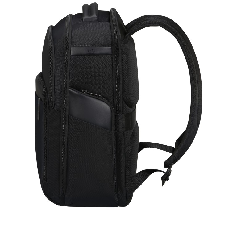 Rucksack Evosight Backpack 15.6 Zoll mit Easy-Pass-System Black, Farbe: schwarz, Marke: Samsonite, EAN: 5400520303769, Abmessungen in cm: 30x43x18, Bild 3 von 12