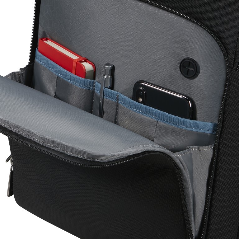 Rucksack Evosight mit Laptopfach 17.3 Zoll Black, Farbe: schwarz, Marke: Samsonite, EAN: 5400520303783, Abmessungen in cm: 32x46x20, Bild 8 von 9