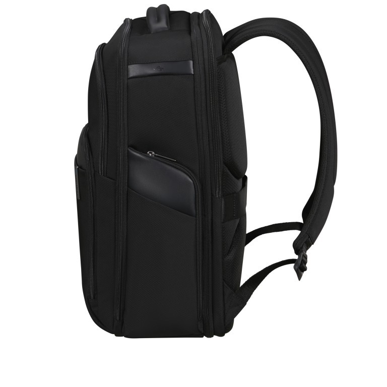 Rucksack Evosight mit Laptopfach 17.3 Zoll Black, Farbe: schwarz, Marke: Samsonite, EAN: 5400520303783, Abmessungen in cm: 32x46x20, Bild 3 von 9