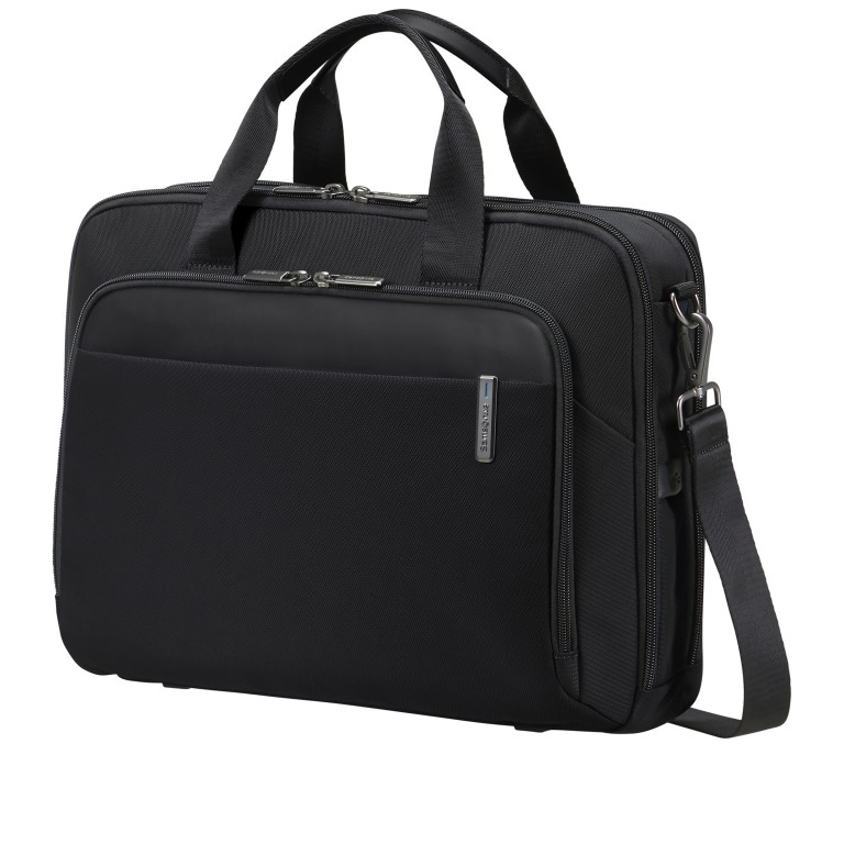 Notebooktasche Evosight Laptop Bailhandle 15.6 Zoll mit Easy-Pass-System Black, Farbe: schwarz, Marke: Samsonite, EAN: 5400520303806, Abmessungen in cm: 41x29x12, Bild 2 von 9