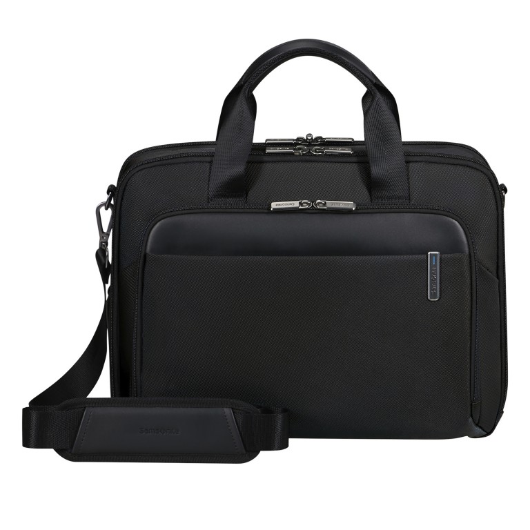 Notebooktasche Evosight Laptop Bailhandle 15.6 Zoll mit Easy-Pass-System Black, Farbe: schwarz, Marke: Samsonite, EAN: 5400520303806, Abmessungen in cm: 41x29x12, Bild 1 von 9