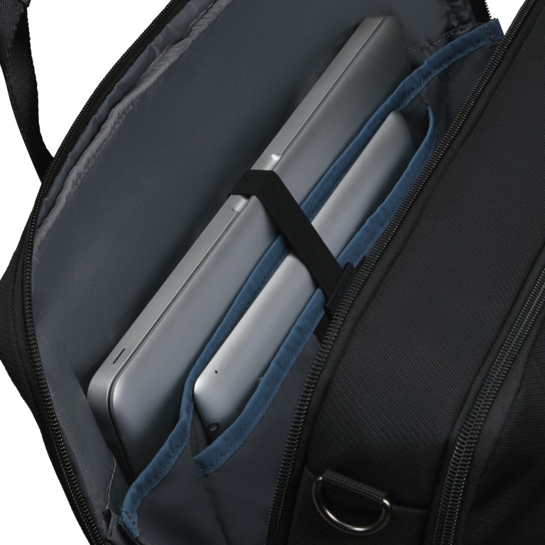 Notebooktasche Evosight Laptop Bailhandle 17.3 Zoll mit Easy-Pass-System Black, Farbe: schwarz, Marke: Samsonite, EAN: 5400520304025, Abmessungen in cm: 44x32x13, Bild 9 von 9