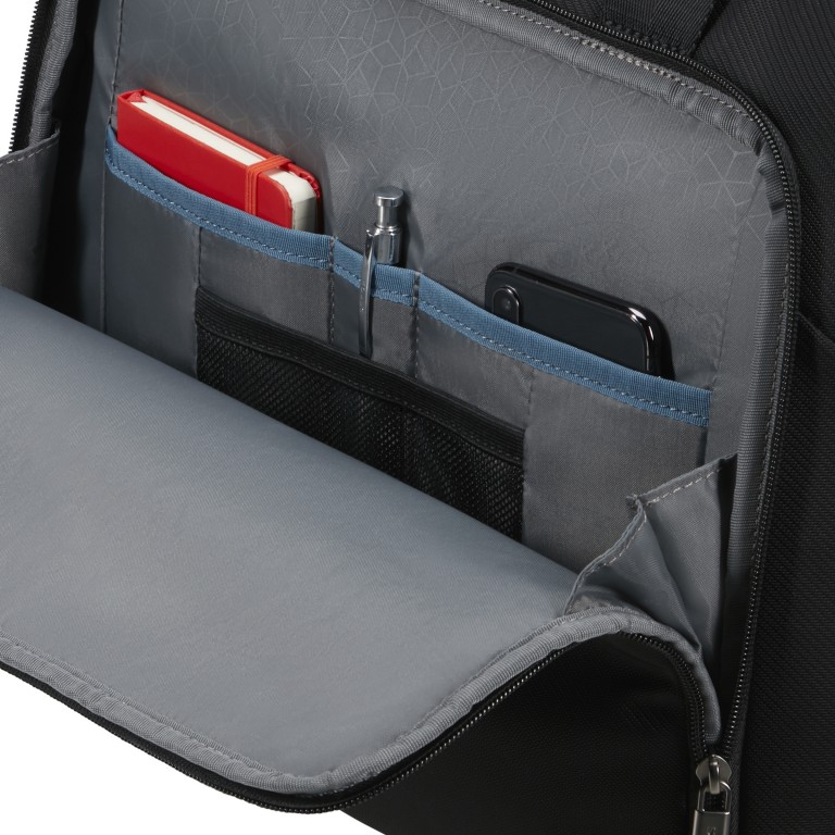 Notebooktasche Evosight Laptop Bailhandle 17.3 Zoll mit Easy-Pass-System Black, Farbe: schwarz, Marke: Samsonite, EAN: 5400520304025, Abmessungen in cm: 44x32x13, Bild 8 von 9