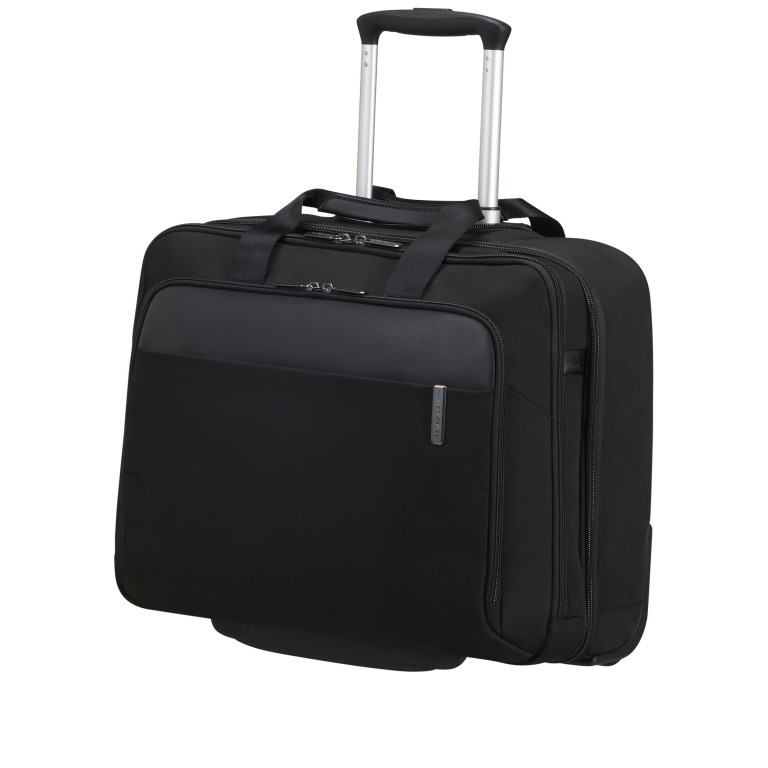 Pilotenkoffer Evosight Rolling Tote 17.3 Zoll Black, Farbe: schwarz, Marke: Samsonite, EAN: 5400520304049, Abmessungen in cm: 46x37x21.5, Bild 2 von 9