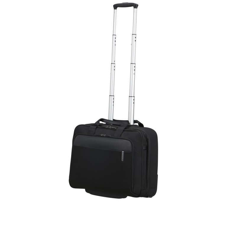 Pilotenkoffer Evosight Rolling Tote 17.3 Zoll Black, Farbe: schwarz, Marke: Samsonite, EAN: 5400520304049, Abmessungen in cm: 46x37x21.5, Bild 3 von 9